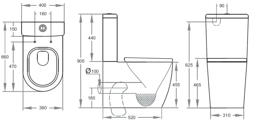 Toilet Suite | Extra Height
