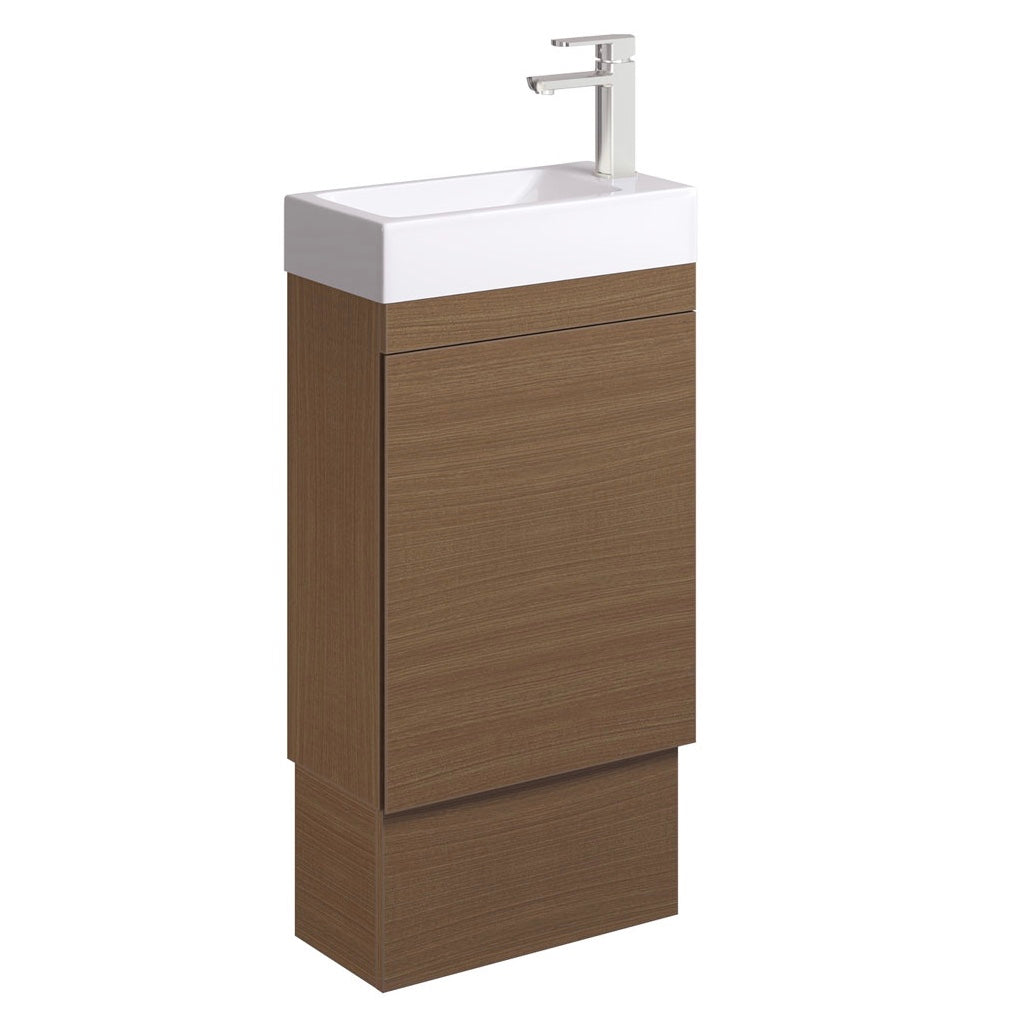Denzel Edge 450 Ensuite Vanity on Kick, Walnut