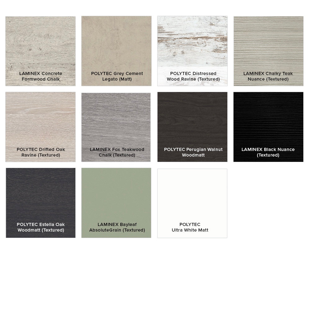 Carmen All Drawer 1200 Double Bowl Floor Standing Vanity