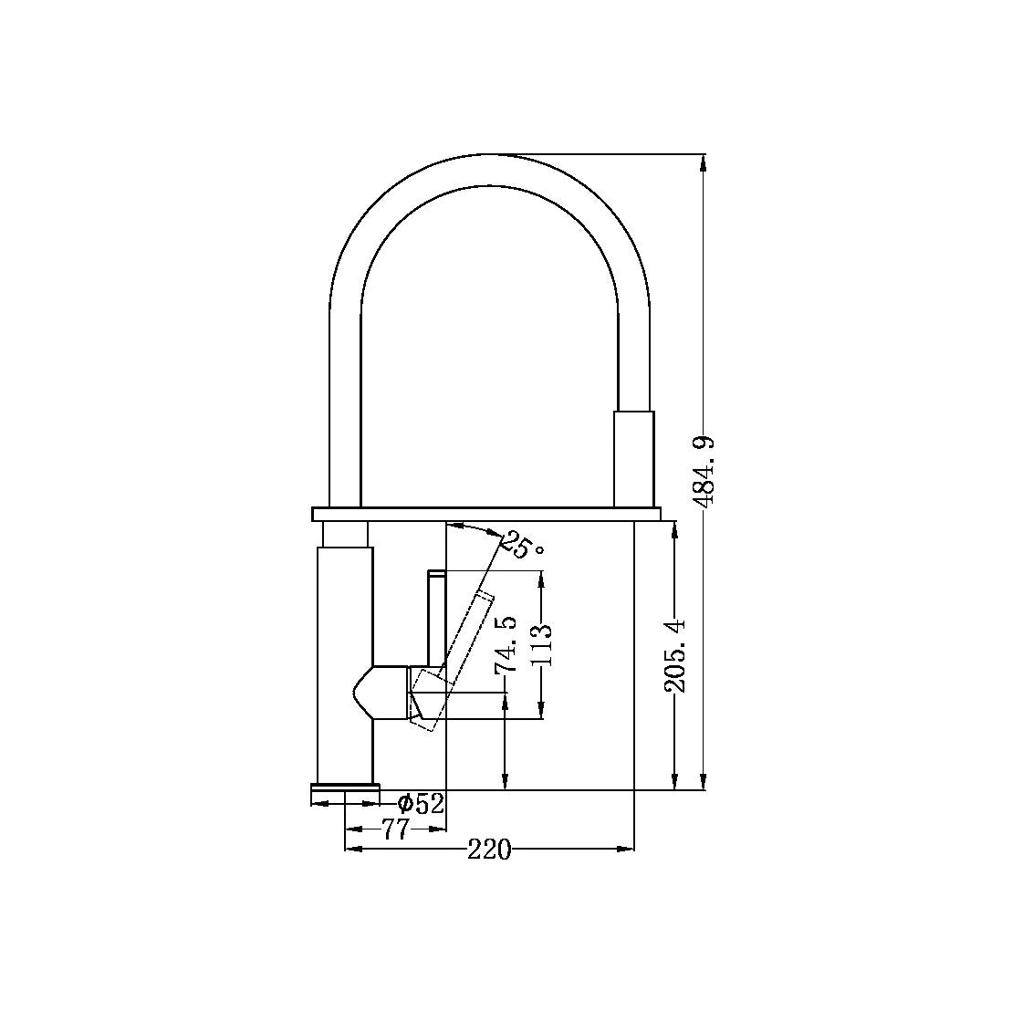 Rit Pull Out Sink Mixer | Veggie Spray