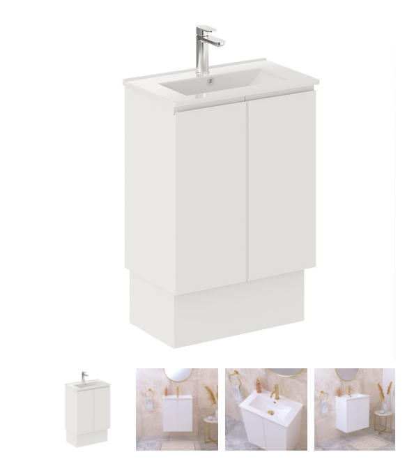 Siska Slim 600 Vanity on Kickboard