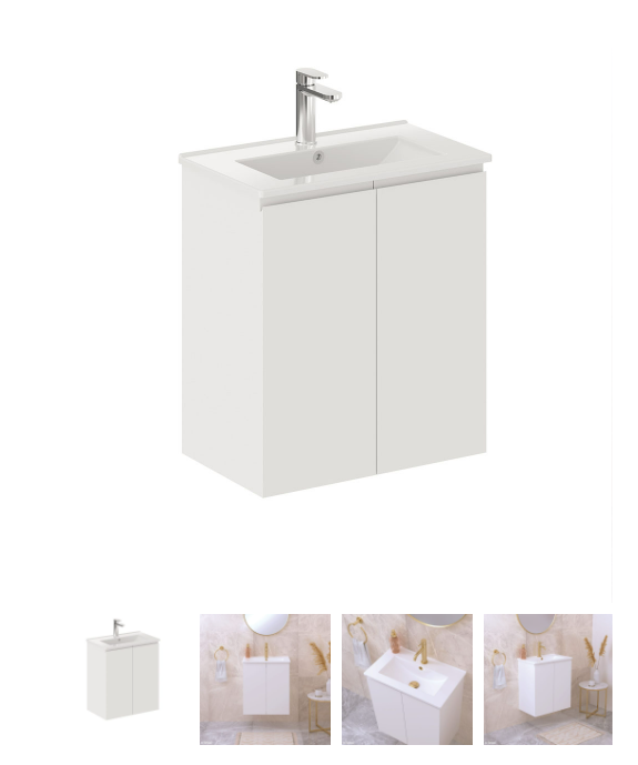 Siska Slim 600 Wall-Hung Vanity