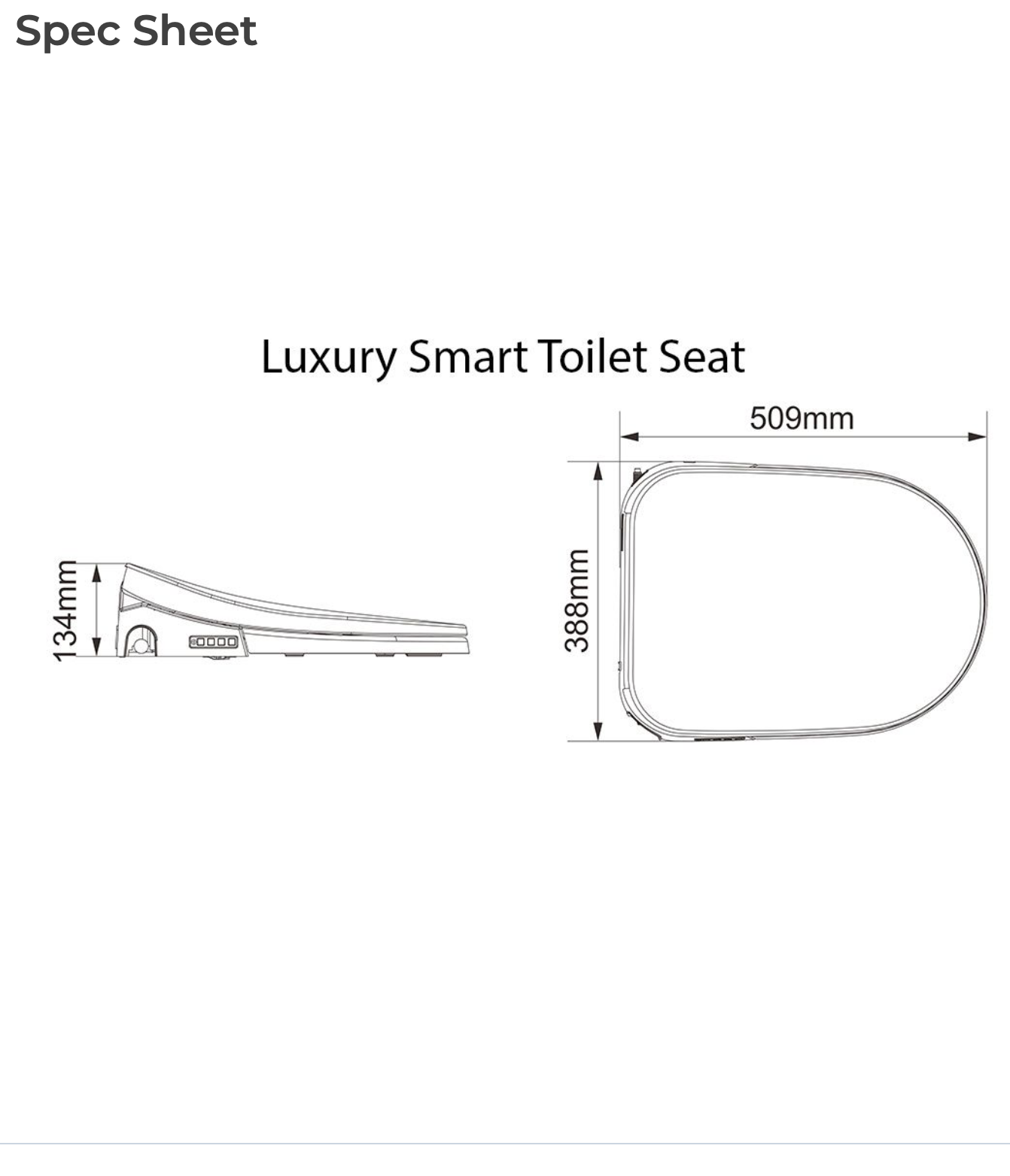 Luxury Smart Toilet Seat