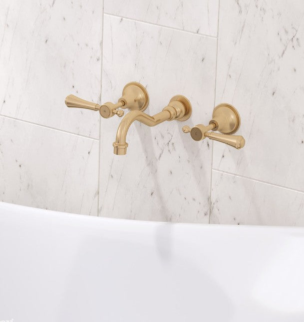 Lillian Lever Basin/Bath Wall Set