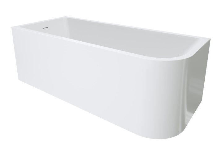 Hustle Right-Hand Multi-Fit Acrylic Bath with Overflow, 1700mm