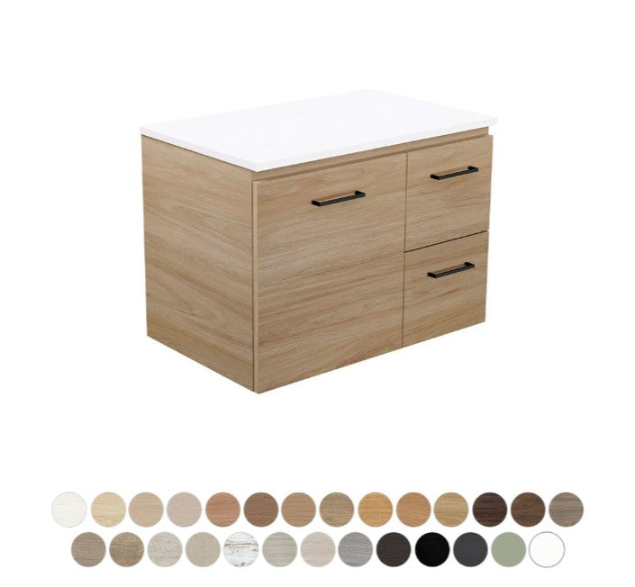 Carmen Door & Drawer 750 Wall Hung Vanity