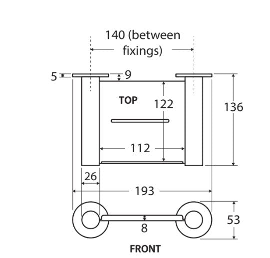 Hustle Soap Shelf, Matte Black