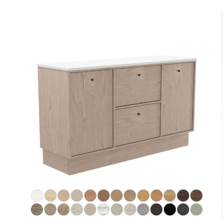 Cierra 1500 Single Bowl Floor Standing Vanity