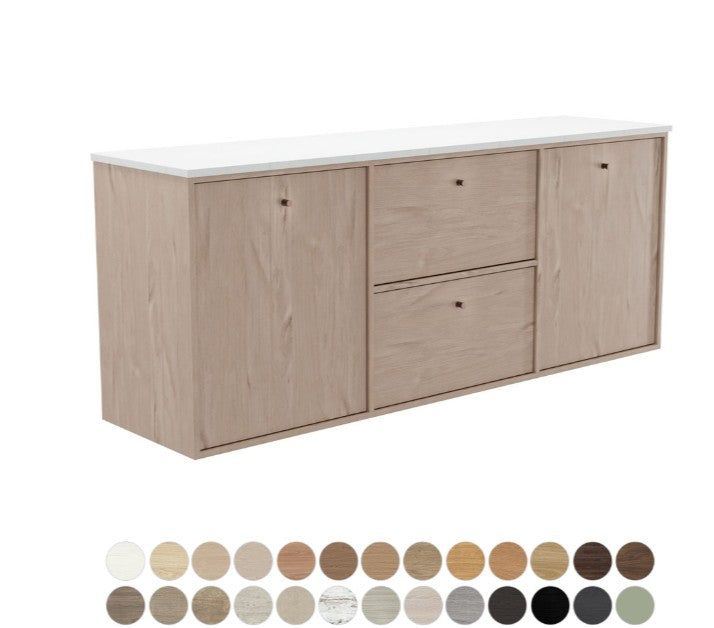 Cierra 1800 Single Bowl Wall Hung Vanity