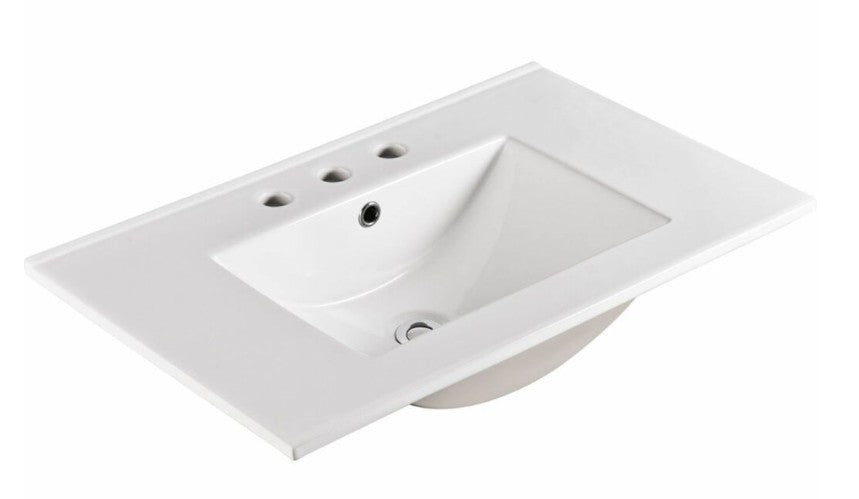 75cm Ceramic Vanity Top 3 Taphole