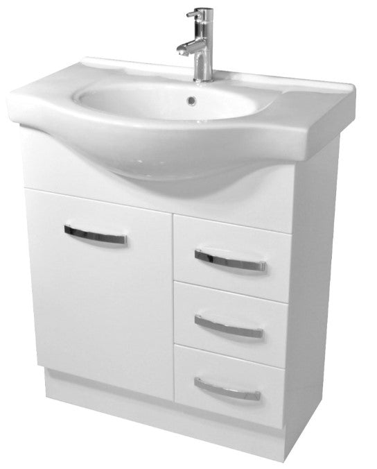 Antonio 750 Vanity, Solid Door