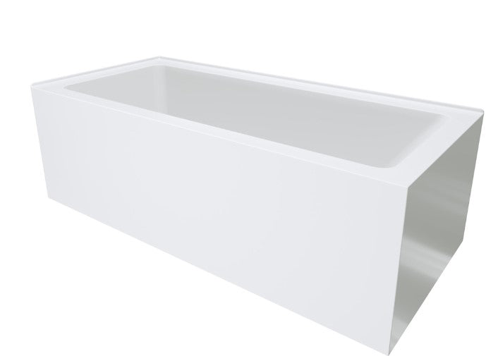 Sentor Acrylic Corner Bath with Overflow 1650mm