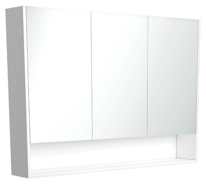 1200 Mirror Cabinet with Display Shelf