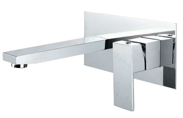 Jet Wall Mixer With Spout