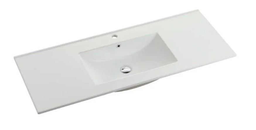 120cm Ceramic Vanity Top Matte White
