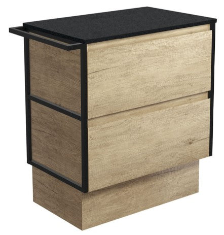 Amato 750 Cabinet on Kickboard, 1 Frame & 1 Towel Rail