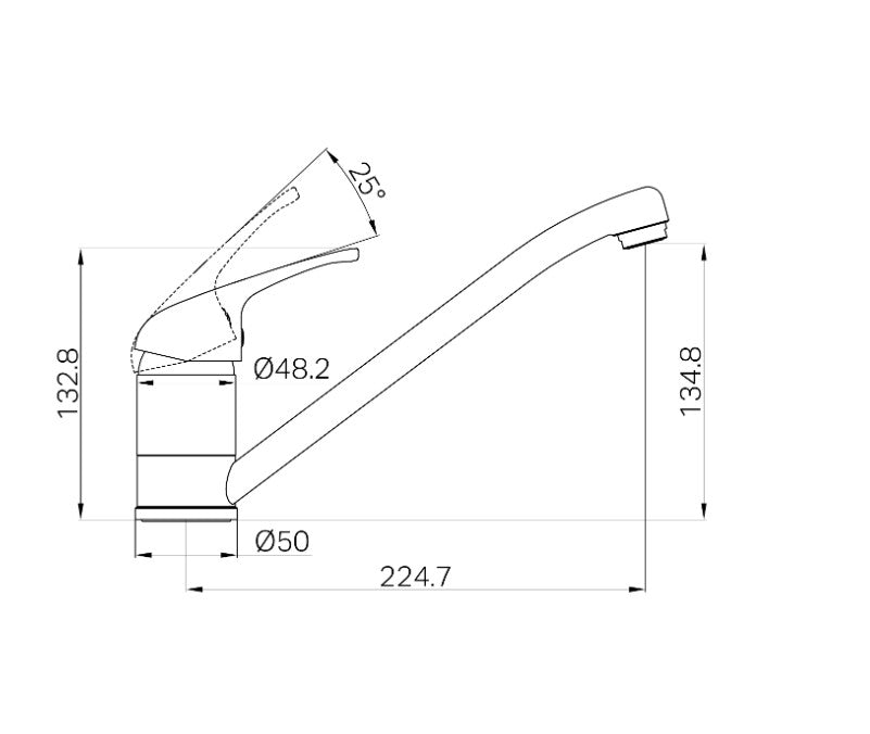Classic Sink Mixer Chrome