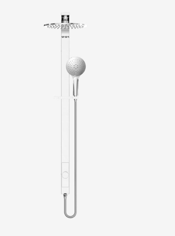 Astra Rain Round Twin Shower Single Hose Chrome