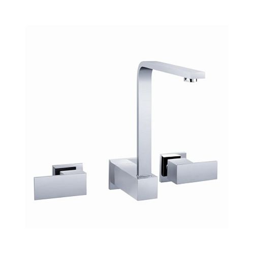 Cube 1/4 Turn Wall Sink Set