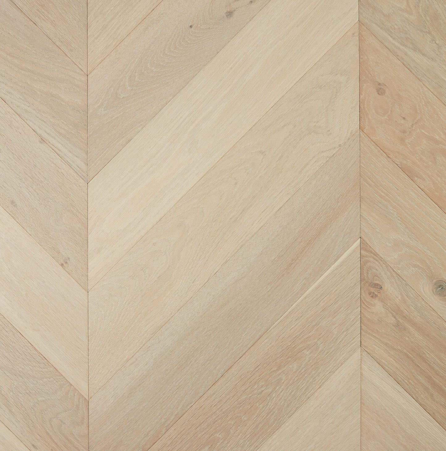 De Marque Oak Hardwood Floor "Chevron Chateau Grey"