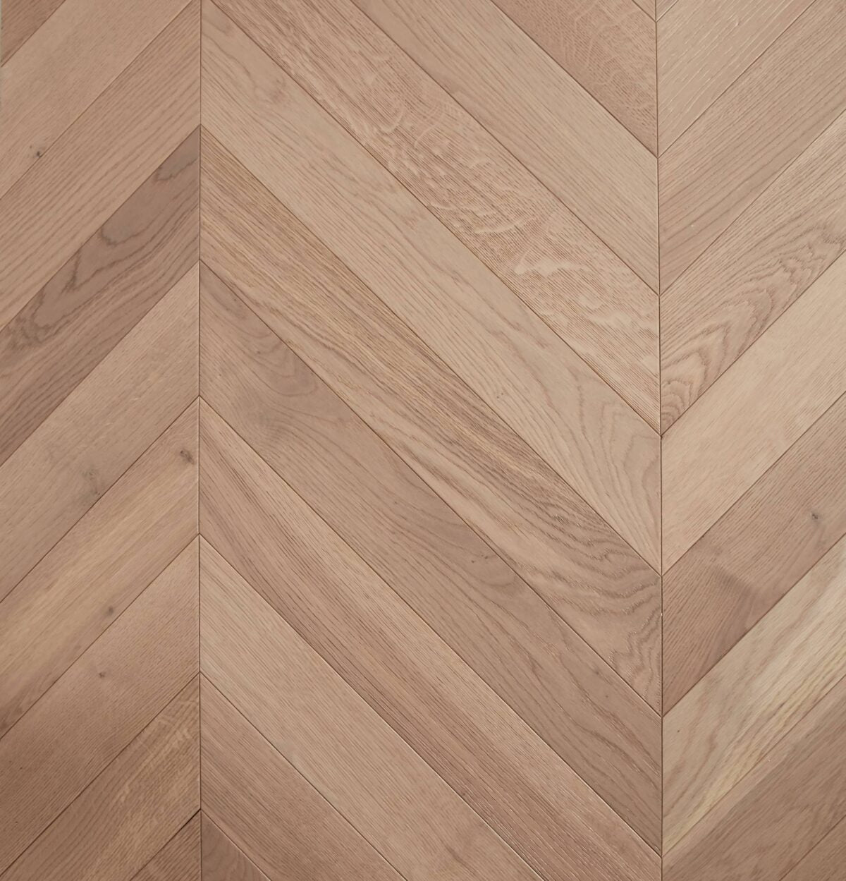 De Marque Oak Hardwood Floor "Chevron Champagne"