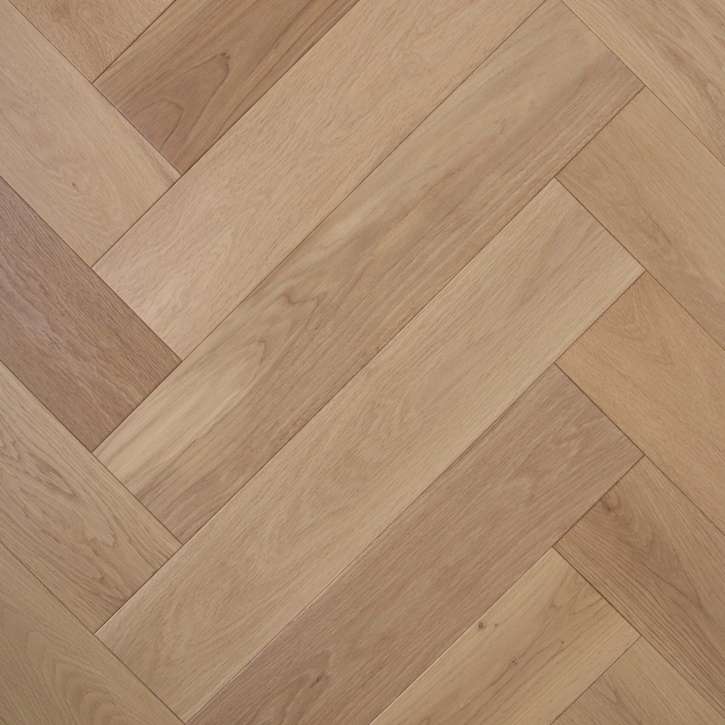 De Marque Oak Hardwood Floor "Herringbone Pure Natural"