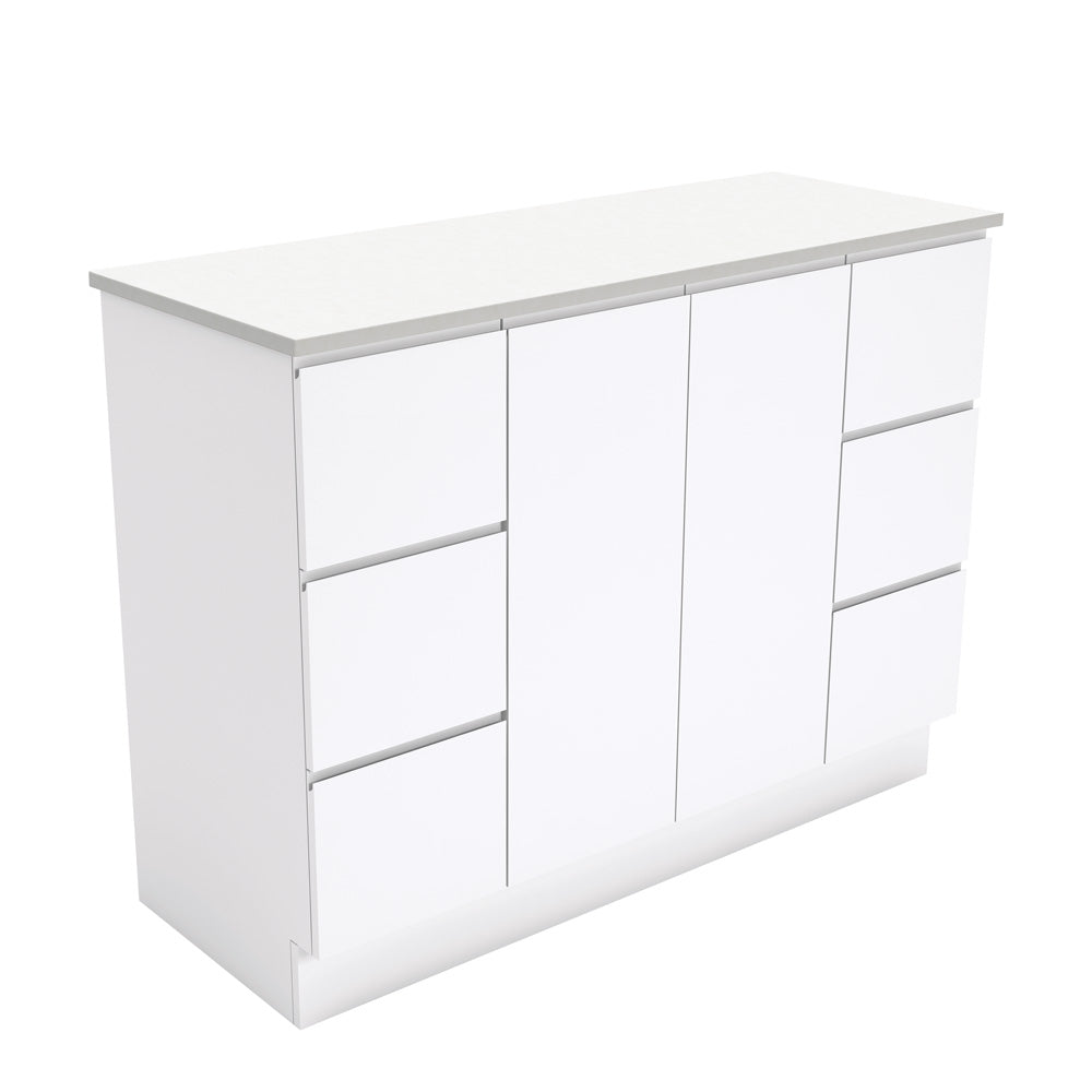 Fingerpull Cabinets Wall-Hung or Kickboard Gloss White