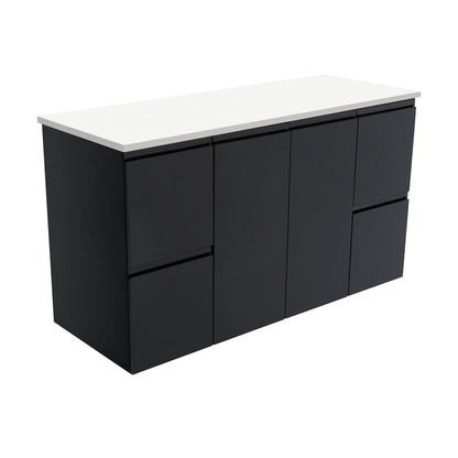 Fingerpull Cabinets Wall-Hung or Kickboard Satin Black