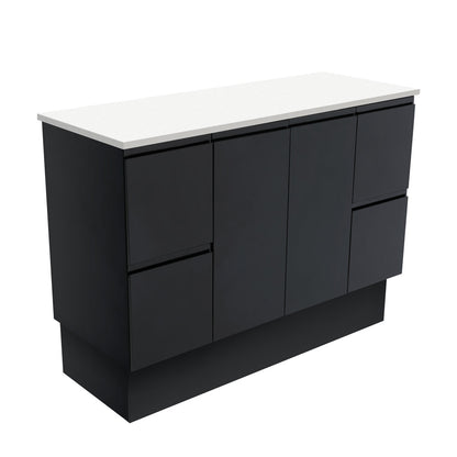 Fingerpull Cabinets Wall-Hung or Kickboard Satin Black