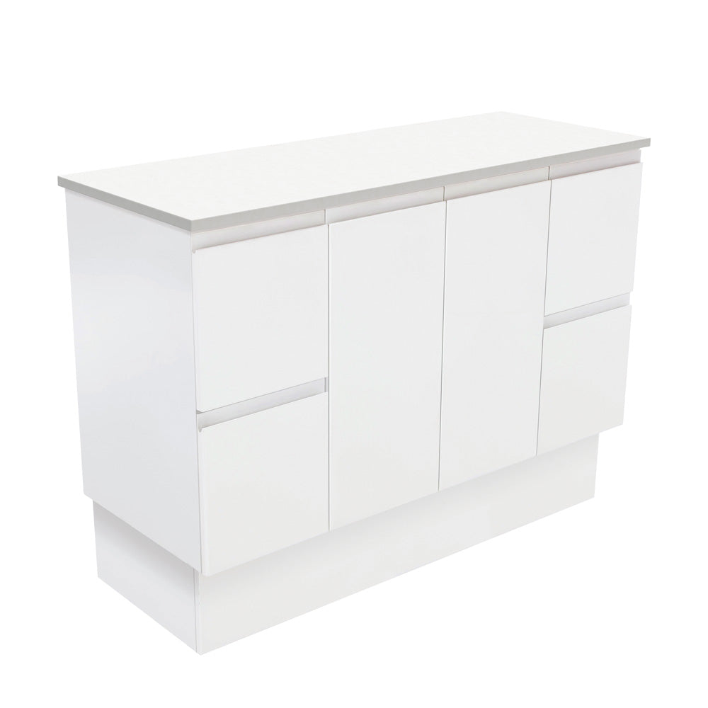 Fingerpull Cabinets Wall-Hung or Kickboard Satin White