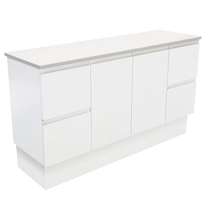 Fingerpull Cabinets Wall-Hung or Kickboard Satin White