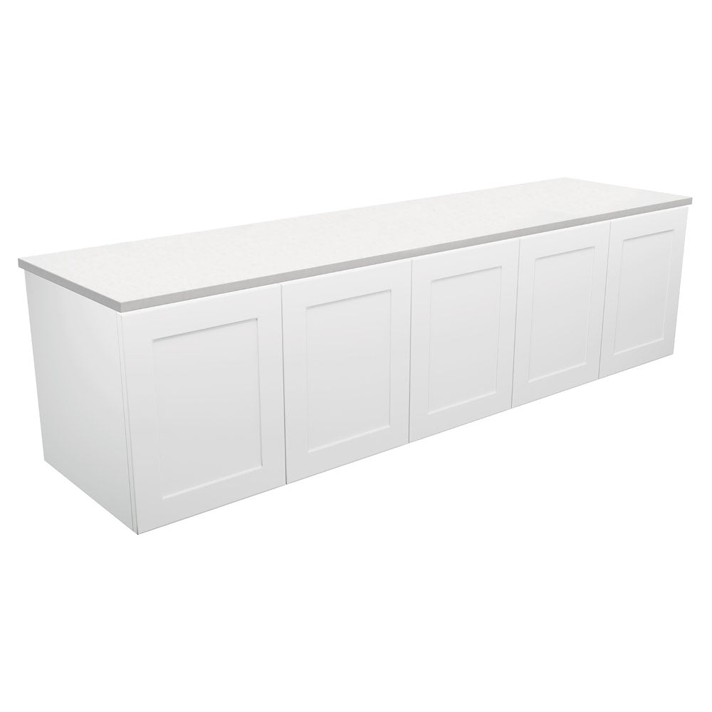 Mila Cabinets Wall-Hung or Kickboard Satin White