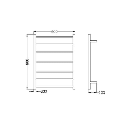 Non-Heated Towel Ladder