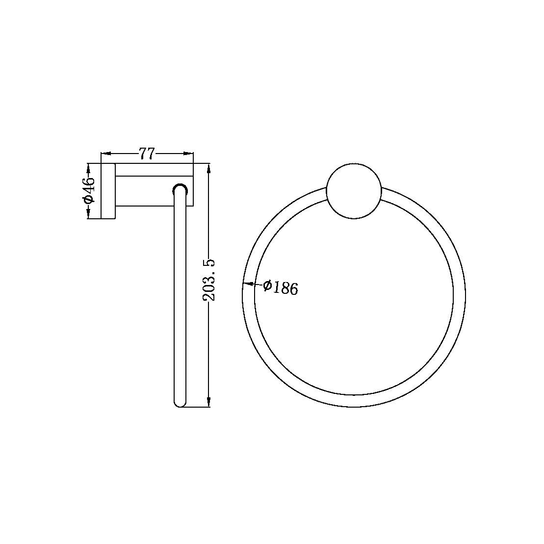 Mecca Hand Towel Ring