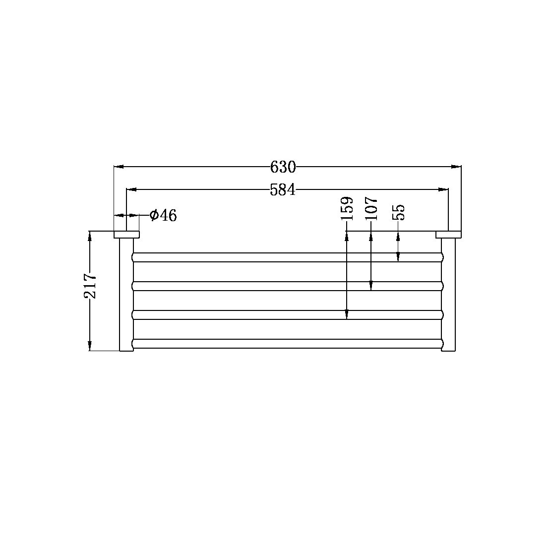 Mecca Towel Rack