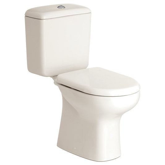 RAK Liwa Ivory Close-Coupled Toilet Suite, Ivory