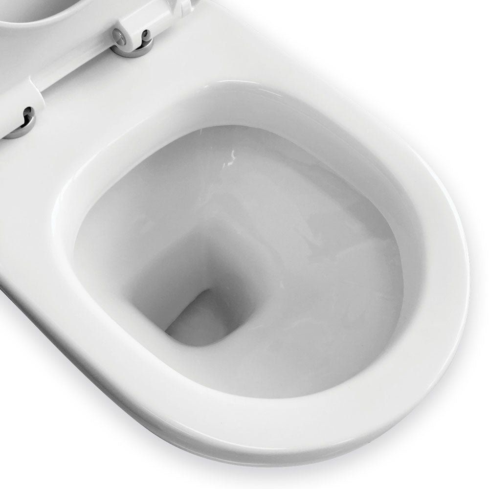 RAK Liwa White Close-Coupled Toilet Suite, Alpine White