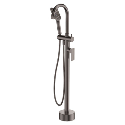 Tono Floor Mounted Bath Mixer With Hand Shower