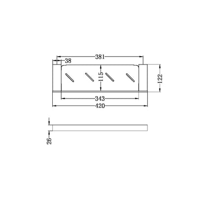 Celia Metal Shelf