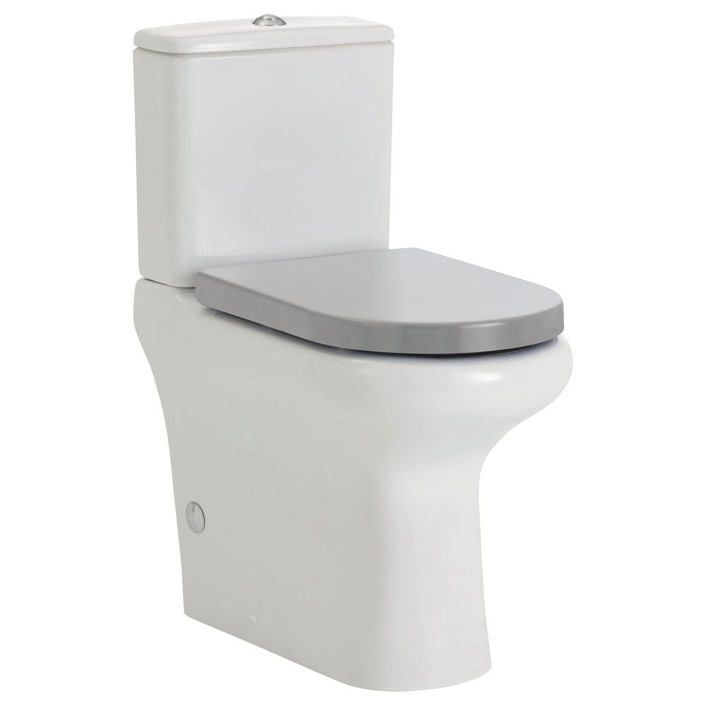 RAK Compact Back-to-Wall Toilet Suite, Gloss White