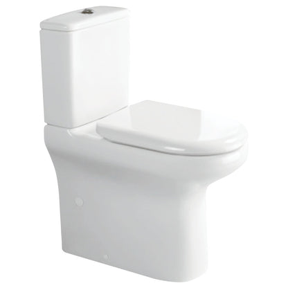 RAK Compact Back-to-Wall Toilet Suite, Gloss White