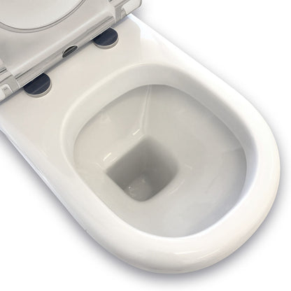 RAK Compact Back-to-Wall Toilet Suite, Gloss White