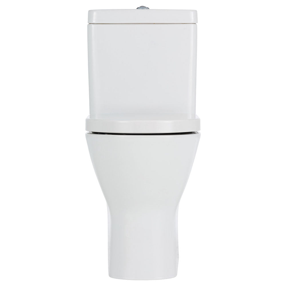 RAK Resort Back-to-Wall Toilet Suite, Gloss White with Bottom Inlet