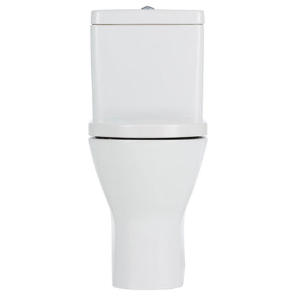 RAK Resort Back-to-Wall Toilet Suite, Gloss White with Bottom Inlet