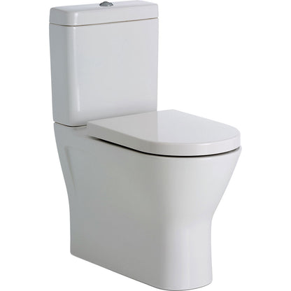 RAK Resort Back-to-Wall Toilet Suite, Gloss White with Top Inlet