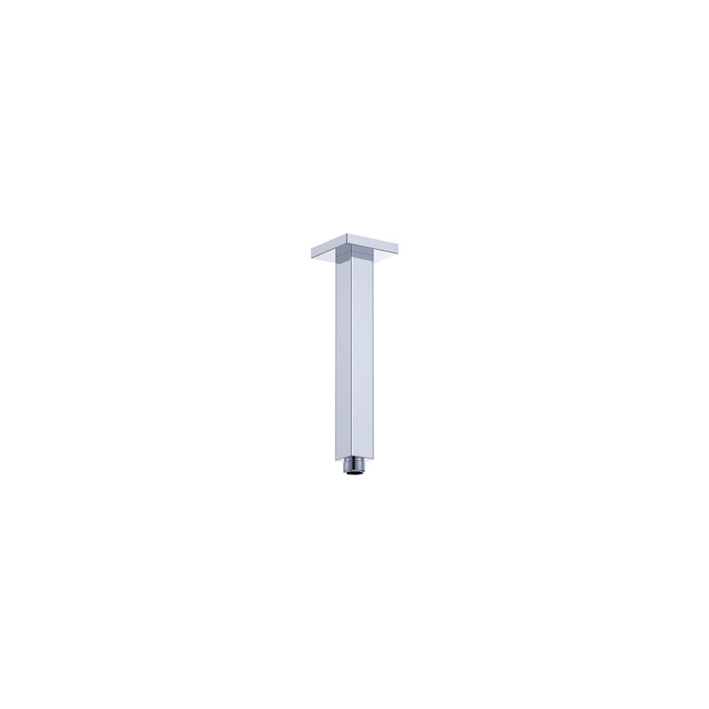 Square Chrome Ceiling Dropper, 5 Lengths