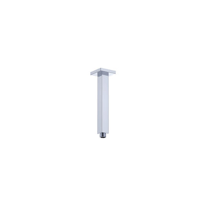 Square Chrome Ceiling Dropper, 5 Lengths