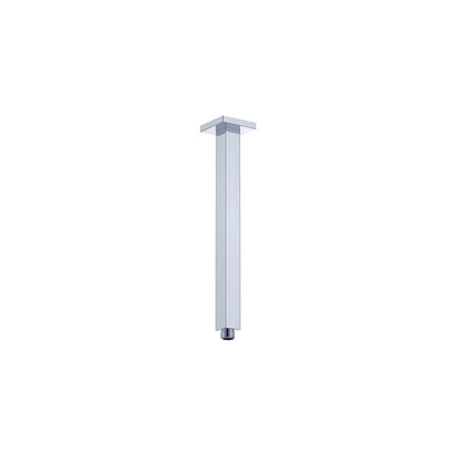 Square Chrome Ceiling Dropper, 5 Lengths