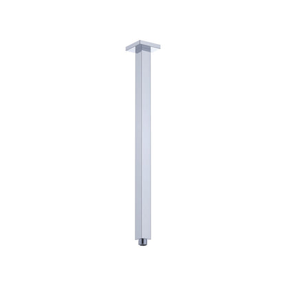 Square Chrome Ceiling Dropper, 5 Lengths