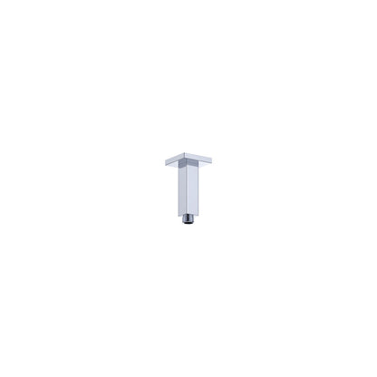 Square Chrome Ceiling Dropper, 5 Lengths